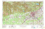San Antonio Texas Historical topographic map, 1:250000 scale, 1 X 2 Degree, Year 1954