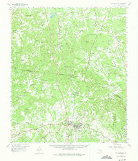 San Augustine Texas Historical topographic map, 1:62500 scale, 15 X 15 Minute, Year 1958
