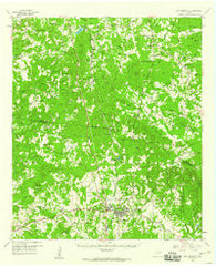 San Augustine Texas Historical topographic map, 1:62500 scale, 15 X 15 Minute, Year 1958