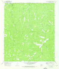 San Augustine Draw Texas Historical topographic map, 1:24000 scale, 7.5 X 7.5 Minute, Year 1970