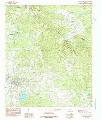 San Augustine East Texas Historical topographic map, 1:24000 scale, 7.5 X 7.5 Minute, Year 1984