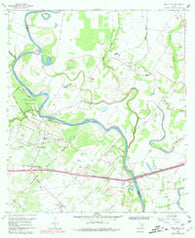 San Felipe Texas Historical topographic map, 1:24000 scale, 7.5 X 7.5 Minute, Year 1960