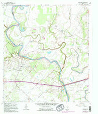 San Felipe Texas Historical topographic map, 1:24000 scale, 7.5 X 7.5 Minute, Year 1960