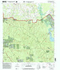San Jacinto Texas Historical topographic map, 1:24000 scale, 7.5 X 7.5 Minute, Year 1997