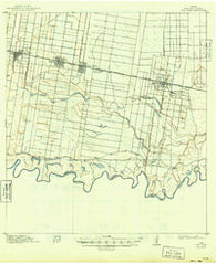 San Juan Texas Historical topographic map, 1:62500 scale, 15 X 15 Minute, Year 1916