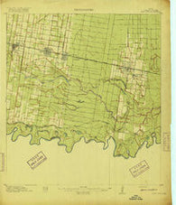 San Juan Texas Historical topographic map, 1:62500 scale, 15 X 15 Minute, Year 1916