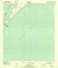 San Luis Pass Texas Historical topographic map, 1:24000 scale, 7.5 X 7.5 Minute, Year 1943