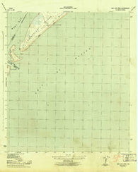 San Luis Pass Texas Historical topographic map, 1:31680 scale, 7.5 X 7.5 Minute, Year 1943