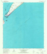San Luis Pass Texas Historical topographic map, 1:24000 scale, 7.5 X 7.5 Minute, Year 1963