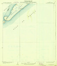 San Luis Pass Texas Historical topographic map, 1:31680 scale, 7.5 X 7.5 Minute, Year 1933