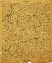San Marcos Texas Historical topographic map, 1:125000 scale, 30 X 30 Minute, Year 1911