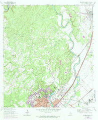 San Marcos North Texas Historical topographic map, 1:24000 scale, 7.5 X 7.5 Minute, Year 1964