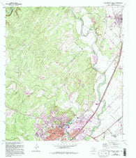 San Marcos North Texas Historical topographic map, 1:24000 scale, 7.5 X 7.5 Minute, Year 1964