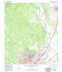 San Marcos North Texas Historical topographic map, 1:24000 scale, 7.5 X 7.5 Minute, Year 1964