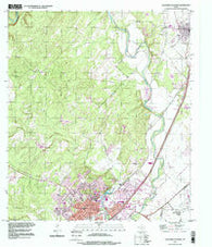 San Marcos North Texas Historical topographic map, 1:24000 scale, 7.5 X 7.5 Minute, Year 1995