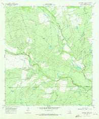 San Miguel Ranch Texas Historical topographic map, 1:24000 scale, 7.5 X 7.5 Minute, Year 1969