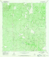 San Pablo Texas Historical topographic map, 1:24000 scale, 7.5 X 7.5 Minute, Year 1968