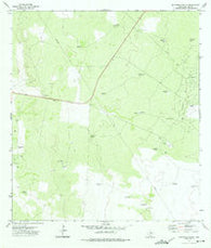 San Pablo Ranch Texas Historical topographic map, 1:24000 scale, 7.5 X 7.5 Minute, Year 1972