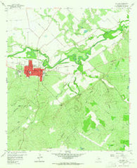 San Saba Texas Historical topographic map, 1:24000 scale, 7.5 X 7.5 Minute, Year 1959