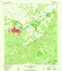 San Saba Texas Historical topographic map, 1:24000 scale, 7.5 X 7.5 Minute, Year 1959