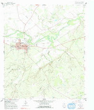 San Saba Texas Historical topographic map, 1:24000 scale, 7.5 X 7.5 Minute, Year 1959