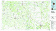 San Saba Texas Historical topographic map, 1:100000 scale, 30 X 60 Minute, Year 1985