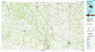 San Saba Texas Historical topographic map, 1:100000 scale, 30 X 60 Minute, Year 1985