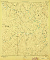 San Saba Texas Historical topographic map, 1:125000 scale, 30 X 30 Minute, Year 1894