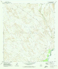 San Vicente Texas Historical topographic map, 1:24000 scale, 7.5 X 7.5 Minute, Year 1971