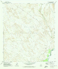 San Vicente Texas Historical topographic map, 1:24000 scale, 7.5 X 7.5 Minute, Year 1971