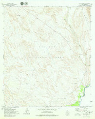 San Vicente Texas Historical topographic map, 1:24000 scale, 7.5 X 7.5 Minute, Year 1971