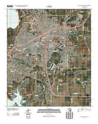 San Angelo South Texas Historical topographic map, 1:24000 scale, 7.5 X 7.5 Minute, Year 2010