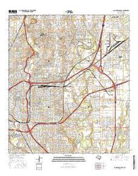 San Antonio East Texas Current topographic map, 1:24000 scale, 7.5 X 7.5 Minute, Year 2016