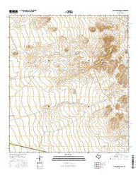 San Antonio Pass Texas Current topographic map, 1:24000 scale, 7.5 X 7.5 Minute, Year 2016