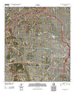 San Antonio West Texas Historical topographic map, 1:24000 scale, 7.5 X 7.5 Minute, Year 2010
