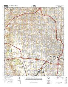 San Antonio West Texas Current topographic map, 1:24000 scale, 7.5 X 7.5 Minute, Year 2016