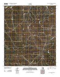 San Augustine Draw Texas Historical topographic map, 1:24000 scale, 7.5 X 7.5 Minute, Year 2010