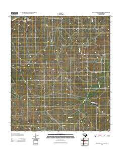 San Augustine Draw Texas Historical topographic map, 1:24000 scale, 7.5 X 7.5 Minute, Year 2012