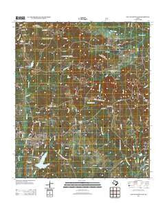 San Augustine East Texas Historical topographic map, 1:24000 scale, 7.5 X 7.5 Minute, Year 2013