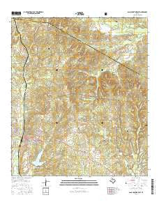 San Augustine East Texas Current topographic map, 1:24000 scale, 7.5 X 7.5 Minute, Year 2016
