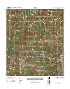 San Augustine West Texas Historical topographic map, 1:24000 scale, 7.5 X 7.5 Minute, Year 2013