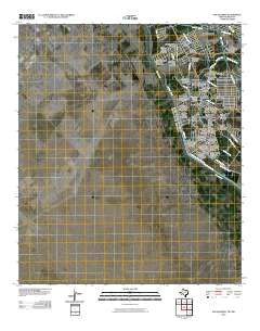 San Elizario Texas Historical topographic map, 1:24000 scale, 7.5 X 7.5 Minute, Year 2010
