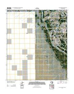 San Elizario Texas Historical topographic map, 1:24000 scale, 7.5 X 7.5 Minute, Year 2012