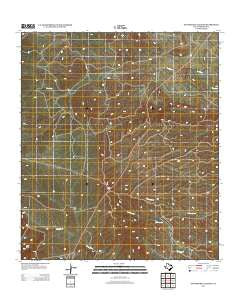San Esteban Lake SW Texas Historical topographic map, 1:24000 scale, 7.5 X 7.5 Minute, Year 2012