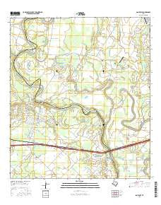 San Felipe Texas Current topographic map, 1:24000 scale, 7.5 X 7.5 Minute, Year 2016