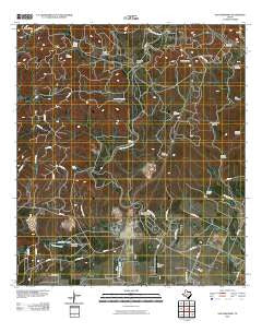 San Geronimo Texas Historical topographic map, 1:24000 scale, 7.5 X 7.5 Minute, Year 2010