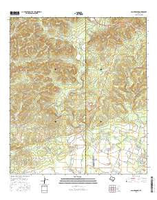 San Geronimo Texas Current topographic map, 1:24000 scale, 7.5 X 7.5 Minute, Year 2016