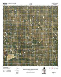 San Isidro Texas Historical topographic map, 1:24000 scale, 7.5 X 7.5 Minute, Year 2010