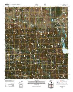 San Jacinto Texas Historical topographic map, 1:24000 scale, 7.5 X 7.5 Minute, Year 2010