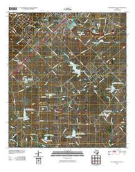 San Marcos South Texas Historical topographic map, 1:24000 scale, 7.5 X 7.5 Minute, Year 2010